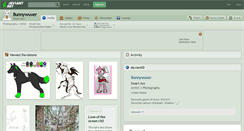 Desktop Screenshot of bunnywuver.deviantart.com