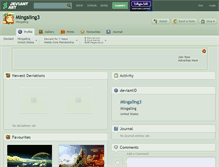 Tablet Screenshot of mingaling3.deviantart.com