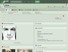 Tablet Screenshot of chiver.deviantart.com