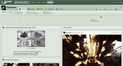 Desktop Screenshot of hausmann.deviantart.com
