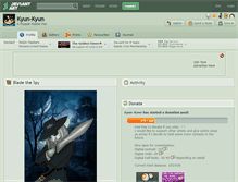 Tablet Screenshot of kyun-kyun.deviantart.com