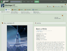 Tablet Screenshot of elitesniper177.deviantart.com