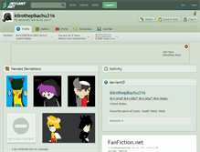 Tablet Screenshot of kiirothepikachu316.deviantart.com