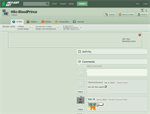Tablet Screenshot of niks-bloodprince.deviantart.com