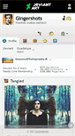 Mobile Screenshot of gingershots.deviantart.com