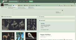 Desktop Screenshot of isdrake.deviantart.com