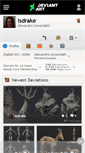 Mobile Screenshot of isdrake.deviantart.com