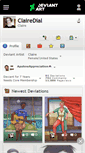 Mobile Screenshot of clairedial.deviantart.com