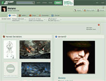 Tablet Screenshot of morano.deviantart.com