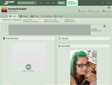 Tablet Screenshot of money4cocaine.deviantart.com