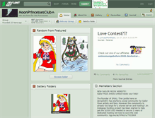 Tablet Screenshot of moonprincessesclub.deviantart.com
