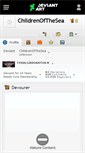 Mobile Screenshot of childrenofthesea.deviantart.com