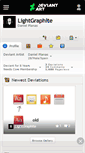 Mobile Screenshot of lightgraphite.deviantart.com