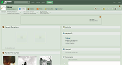 Desktop Screenshot of foksar.deviantart.com