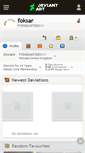 Mobile Screenshot of foksar.deviantart.com