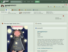 Tablet Screenshot of gaaragirl654321.deviantart.com