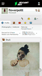 Mobile Screenshot of flowerpottt.deviantart.com
