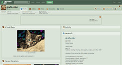Desktop Screenshot of giraffe-rider.deviantart.com