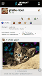 Mobile Screenshot of giraffe-rider.deviantart.com