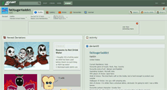 Desktop Screenshot of fatxsugarxaddict.deviantart.com