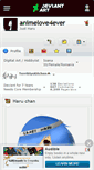 Mobile Screenshot of animelove4ever.deviantart.com