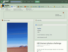 Tablet Screenshot of layfan.deviantart.com