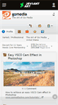 Mobile Screenshot of gomedia.deviantart.com