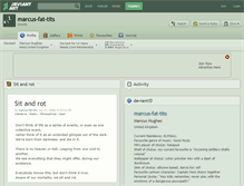 Tablet Screenshot of marcus-fat-tits.deviantart.com