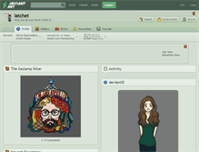 Tablet Screenshot of latchet.deviantart.com