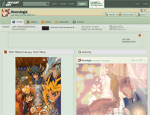 Tablet Screenshot of moondogla.deviantart.com