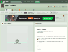 Tablet Screenshot of kamelotrealm.deviantart.com