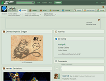 Tablet Screenshot of curtydc.deviantart.com