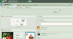 Desktop Screenshot of cutiedani21.deviantart.com