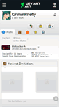Mobile Screenshot of grimmfirefly.deviantart.com