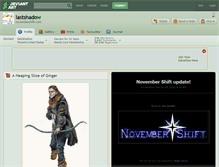 Tablet Screenshot of lastshadow.deviantart.com
