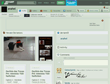 Tablet Screenshot of anahel.deviantart.com