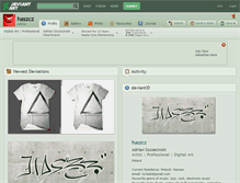 Tablet Screenshot of haszcz.deviantart.com