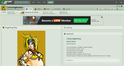 Desktop Screenshot of colouringmonkey.deviantart.com