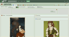 Desktop Screenshot of ladynorthstar.deviantart.com
