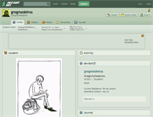 Tablet Screenshot of gregmedeiros.deviantart.com