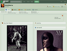 Tablet Screenshot of metalmarna.deviantart.com