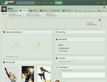 Tablet Screenshot of ktvn.deviantart.com