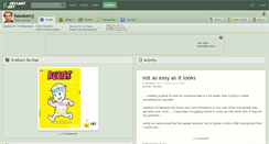 Desktop Screenshot of howkercj.deviantart.com