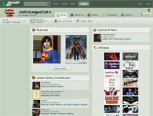 Tablet Screenshot of justiceleagueclub.deviantart.com