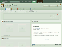 Tablet Screenshot of edwardrapefaceplz.deviantart.com