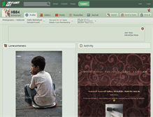 Tablet Screenshot of hb84.deviantart.com