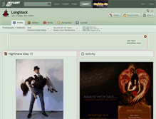 Tablet Screenshot of longstock.deviantart.com