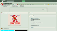 Desktop Screenshot of digitalmonkeyschool.deviantart.com