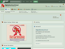 Tablet Screenshot of digitalmonkeyschool.deviantart.com