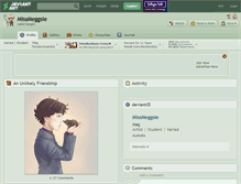 Tablet Screenshot of missmeggsie.deviantart.com